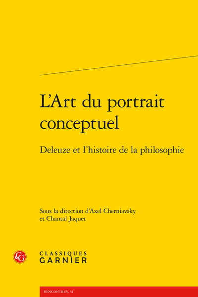 L’Art du portrait conceptuel. Deleuze et l’histoire de la philosophie
