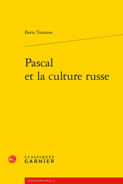 Pascal et la culture russe