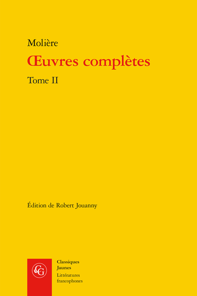 Molière - Œuvres complètes. Tome II