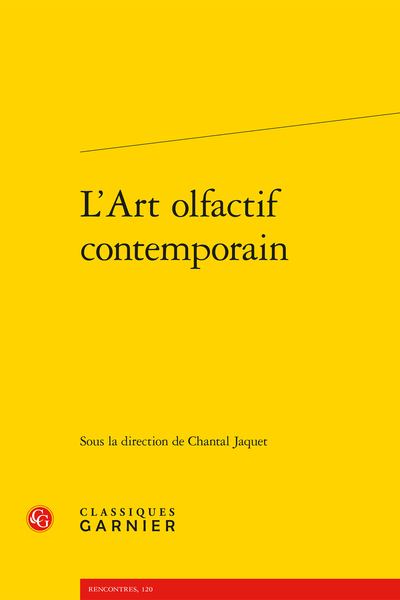 L’Art olfactif contemporain
