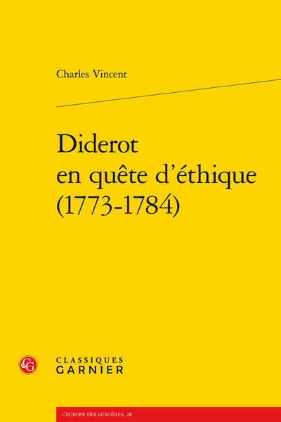 Diderot en quête d’éthique (1773-1784)