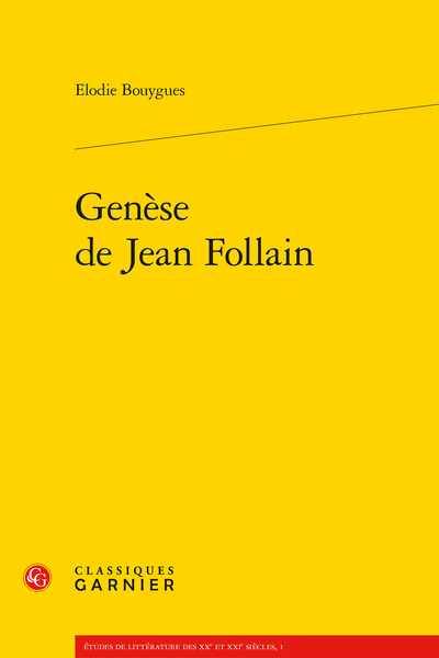 Genèse de Jean Follain