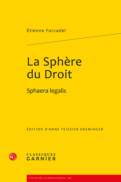 La Sphère du Droit. Sphaera legalis