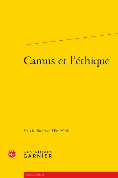 Camus et l’éthique