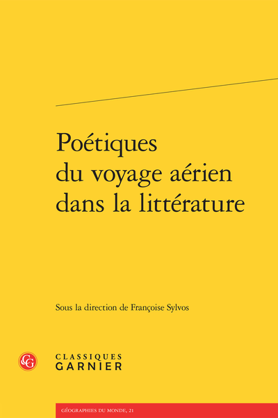 Poétiques du voyage aérien dans la littérature