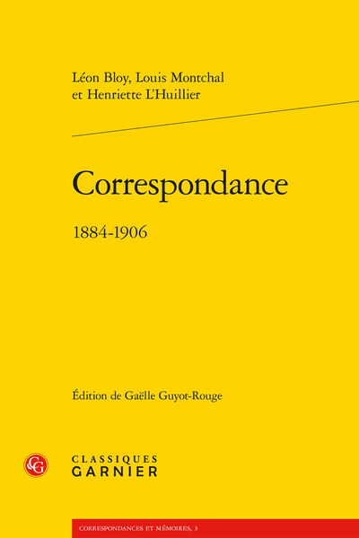 Correspondance (1884-1906)