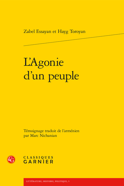 L’Agonie d’un peuple