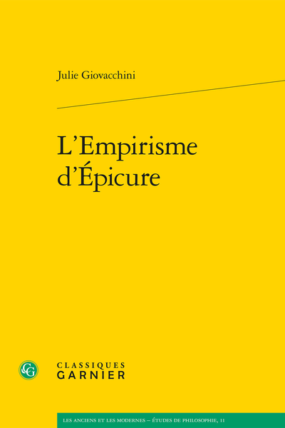 L’Empirisme d’Épicure