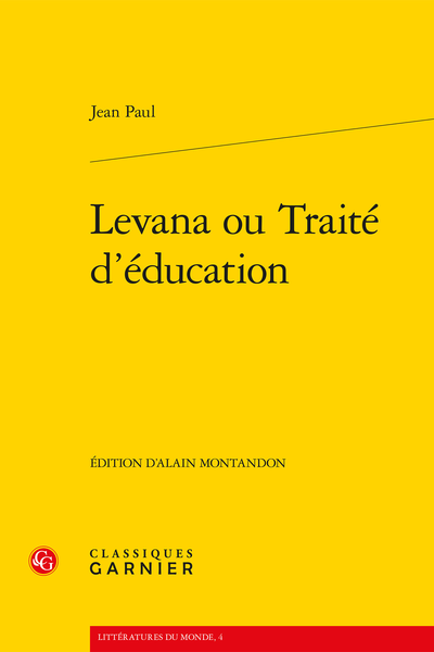 Levana ou Traité d’éducation