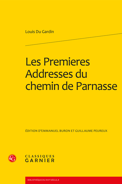 Les Premieres Addresses du chemin de Parnasse