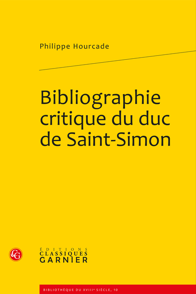 Bibliographie critique du duc de Saint-Simon
