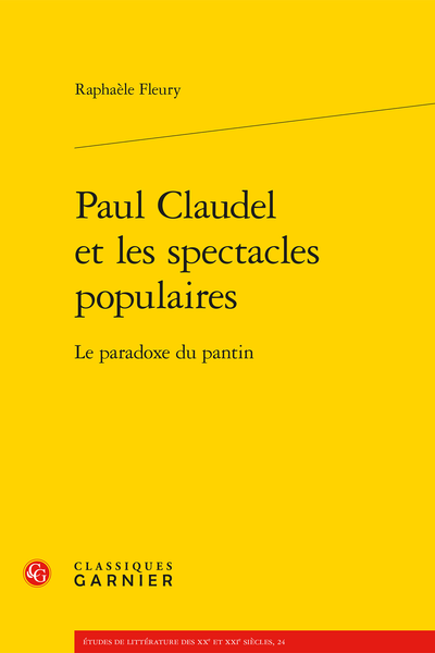 Paul Claudel et les spectacles populaires. Le paradoxe du pantin
