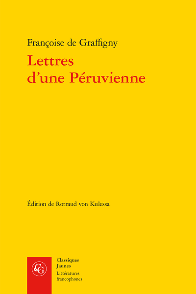 Lettres d’une Péruvienne