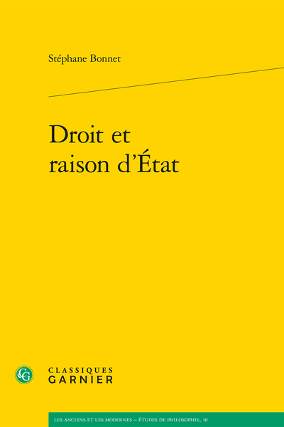 Droit et raison d’État