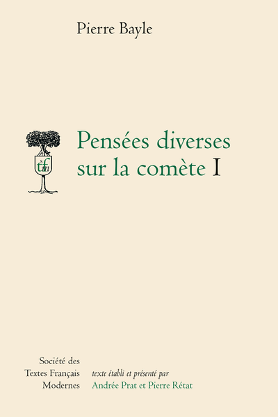 Pensées diverses sur la comète. I