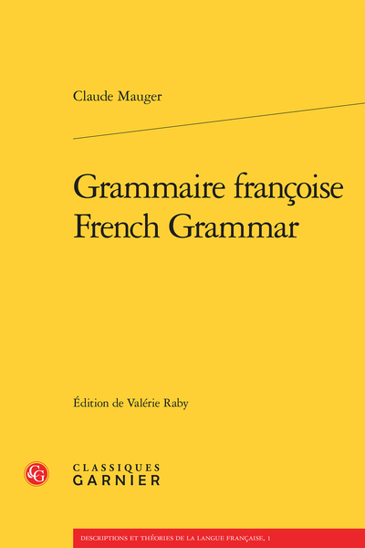 Grammaire françoise / French Grammar